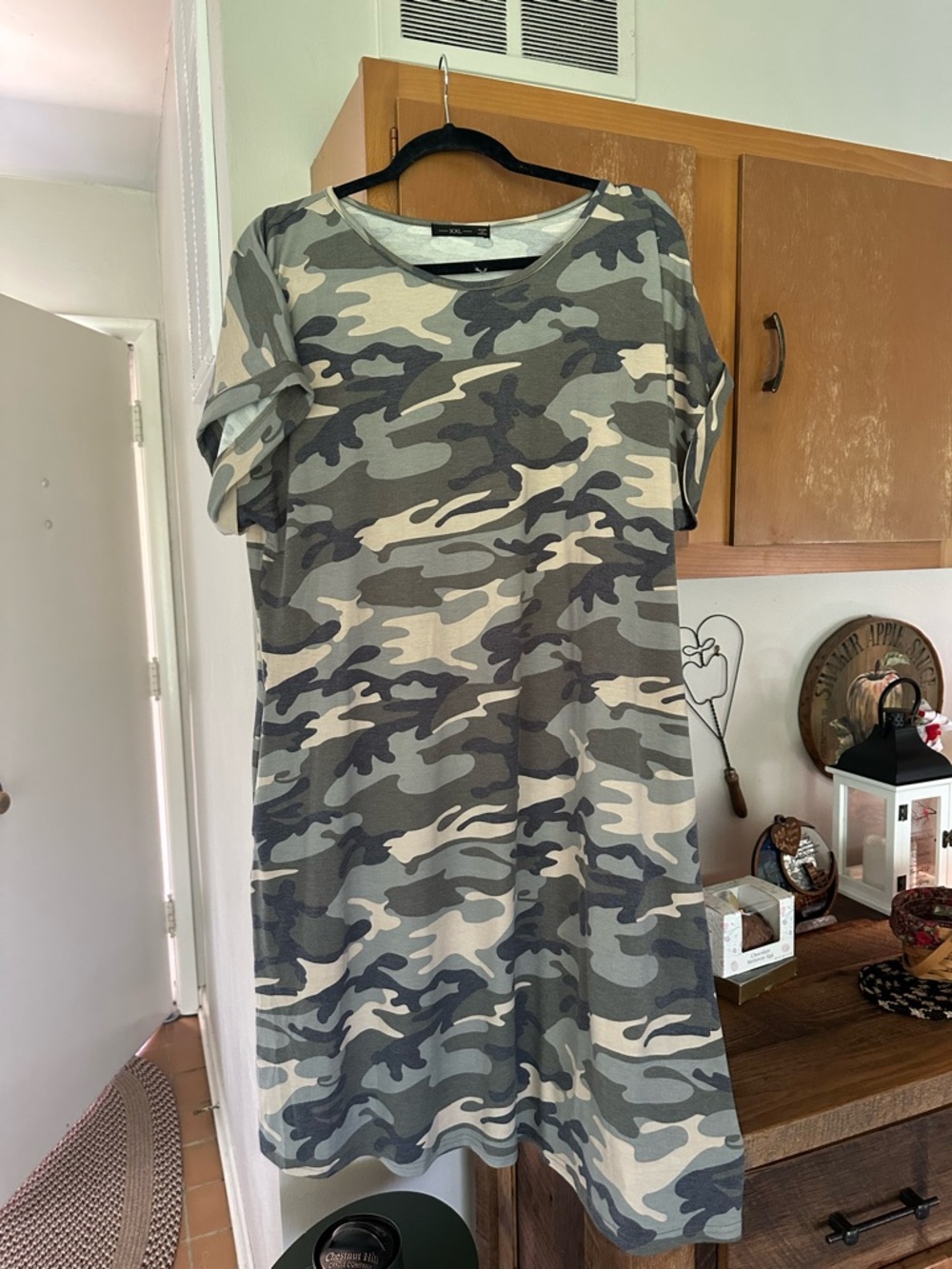 Camouflage Midi Dress Women’s XXL
